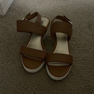 Michael Kors Tan Wedges